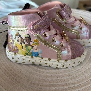 Disney Princess High Top Sneakers Size 7